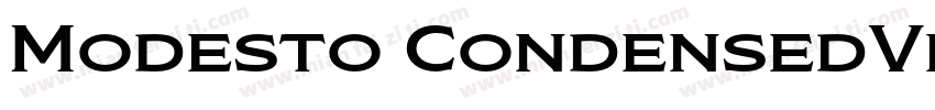 Modesto CondensedVer字体转换